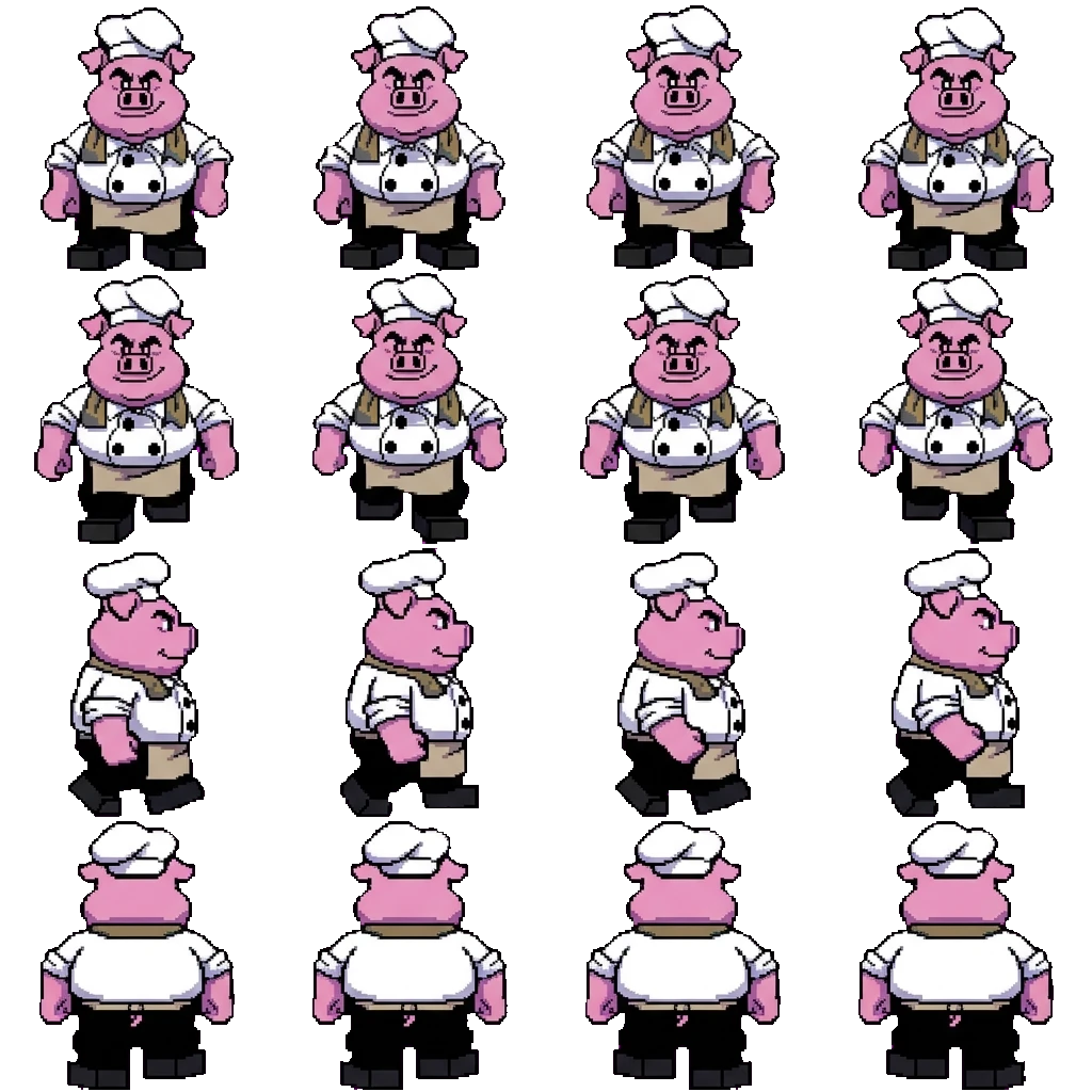 Pigsy movement sprite