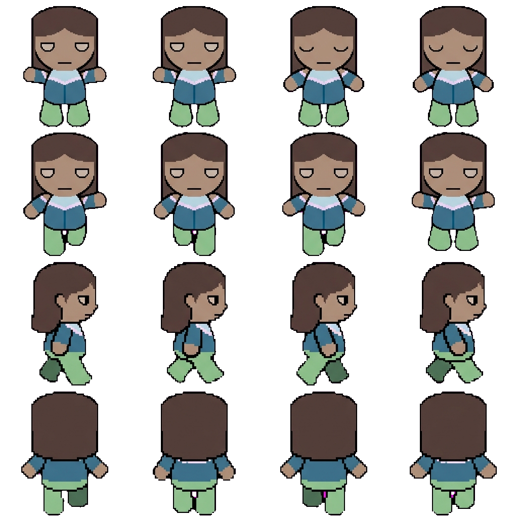 Anji movement sprite