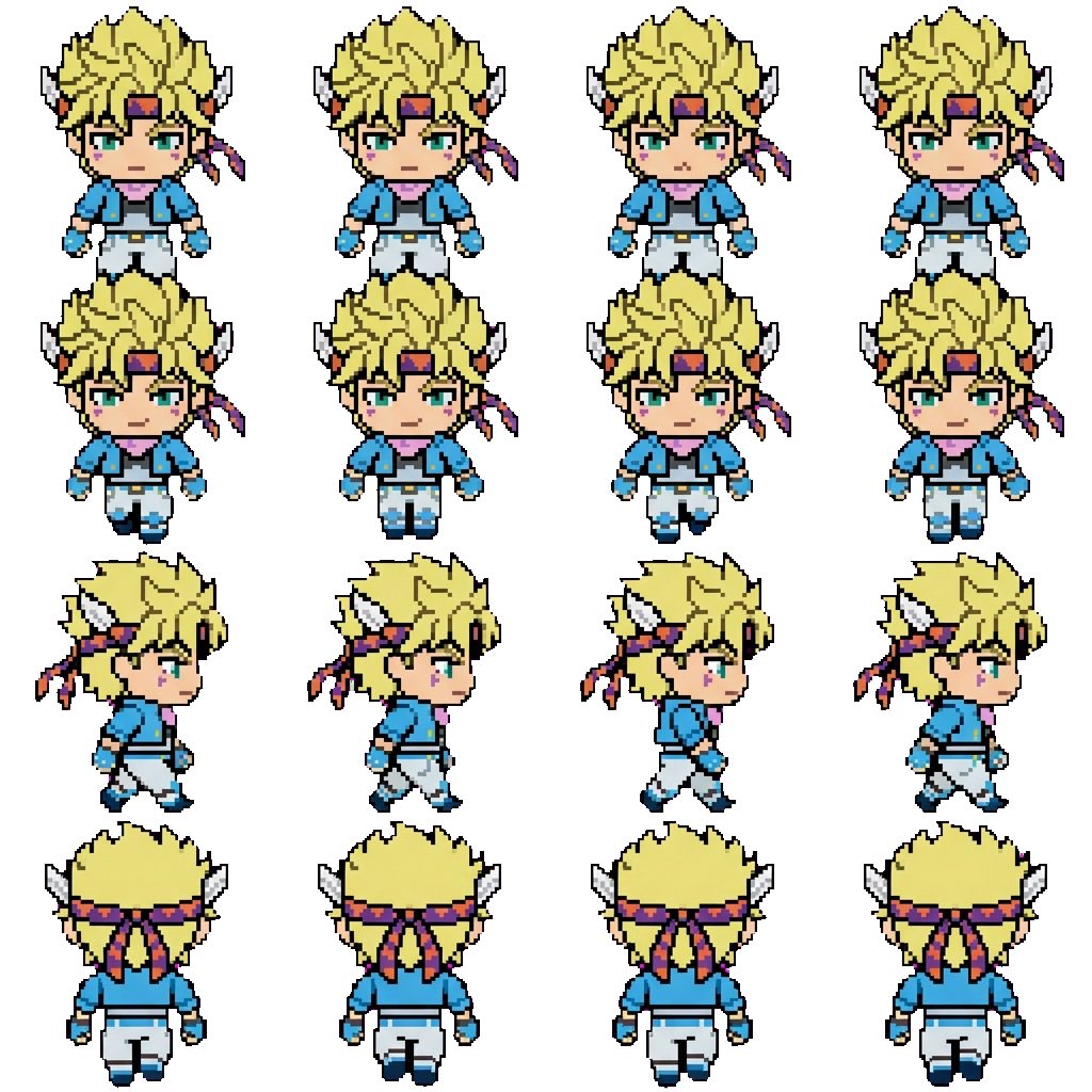 ♡Caesar Zeppeli♡ movement sprite