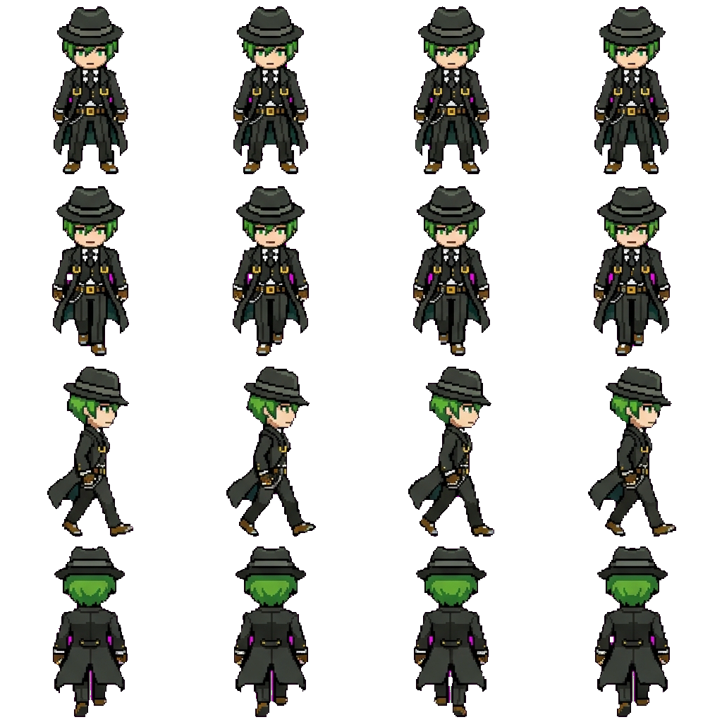 Hazama movement sprite