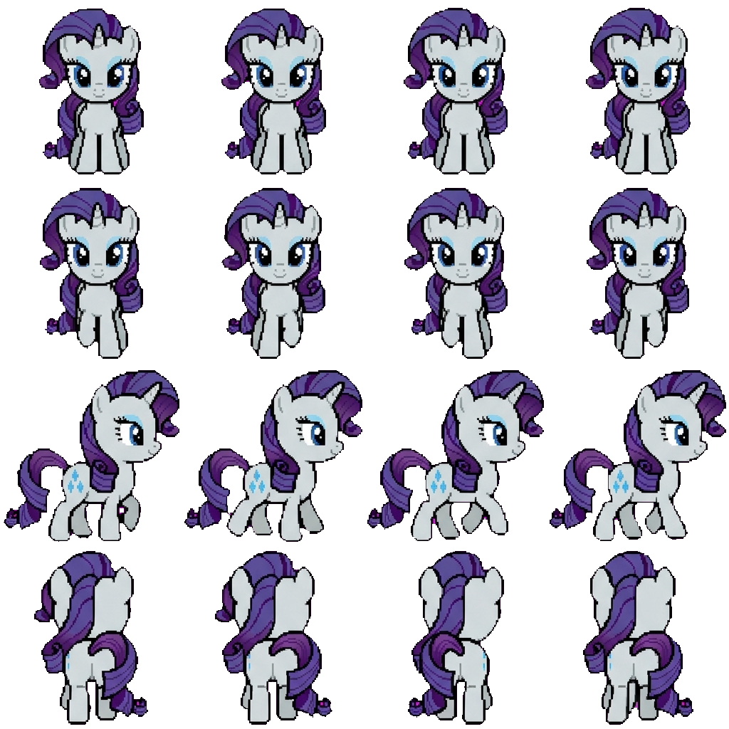 Rarity movement sprite