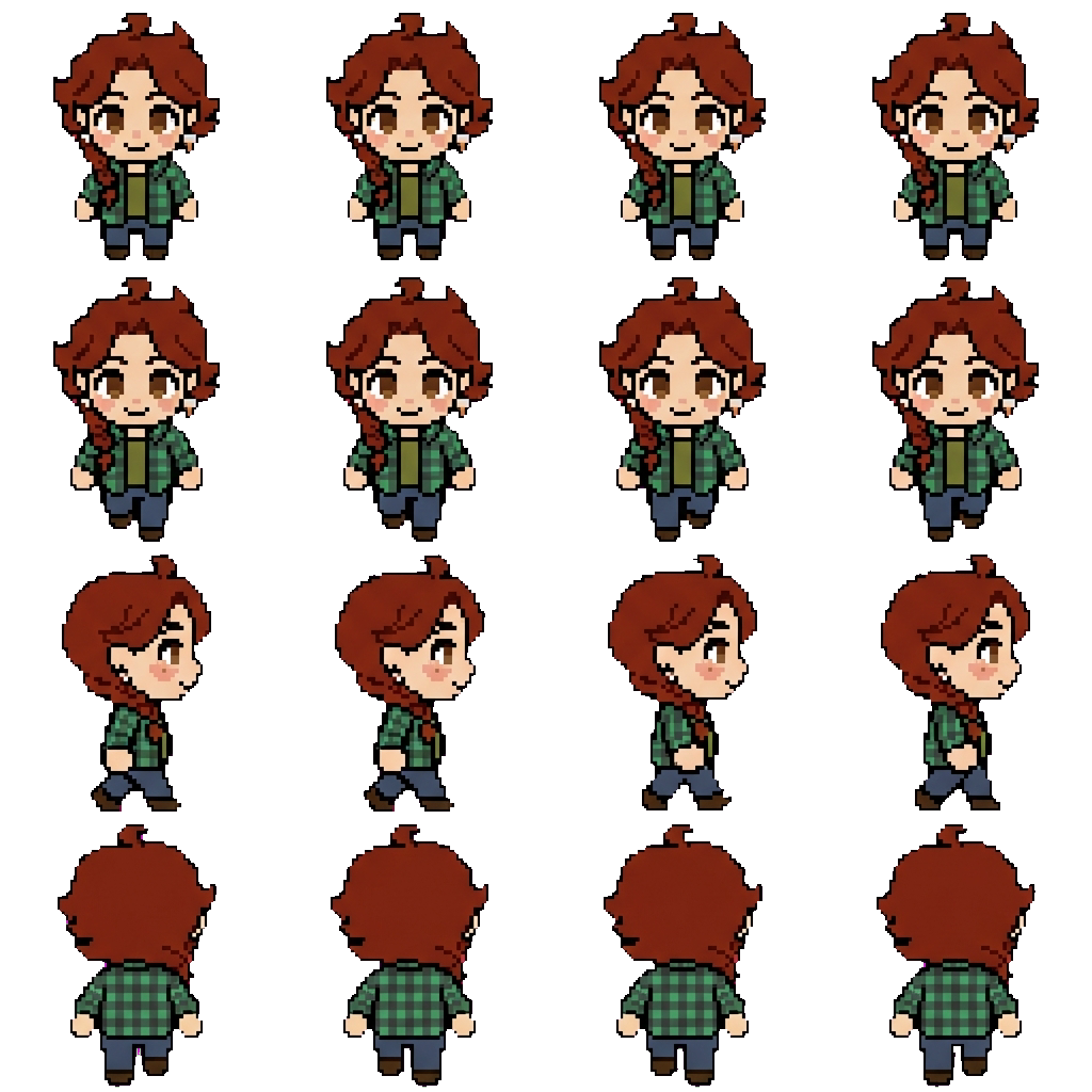 Hannah movement sprite