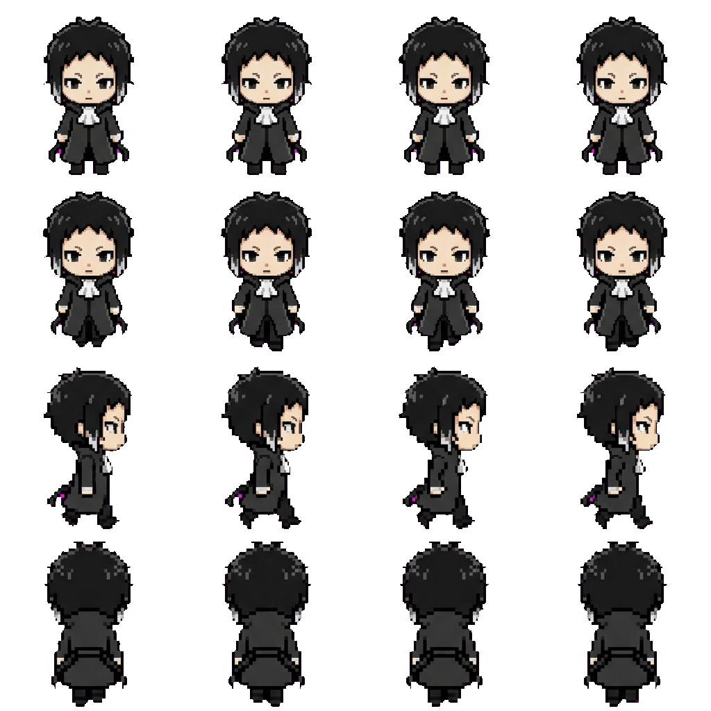 Akutagawa Rynosuke movement sprite