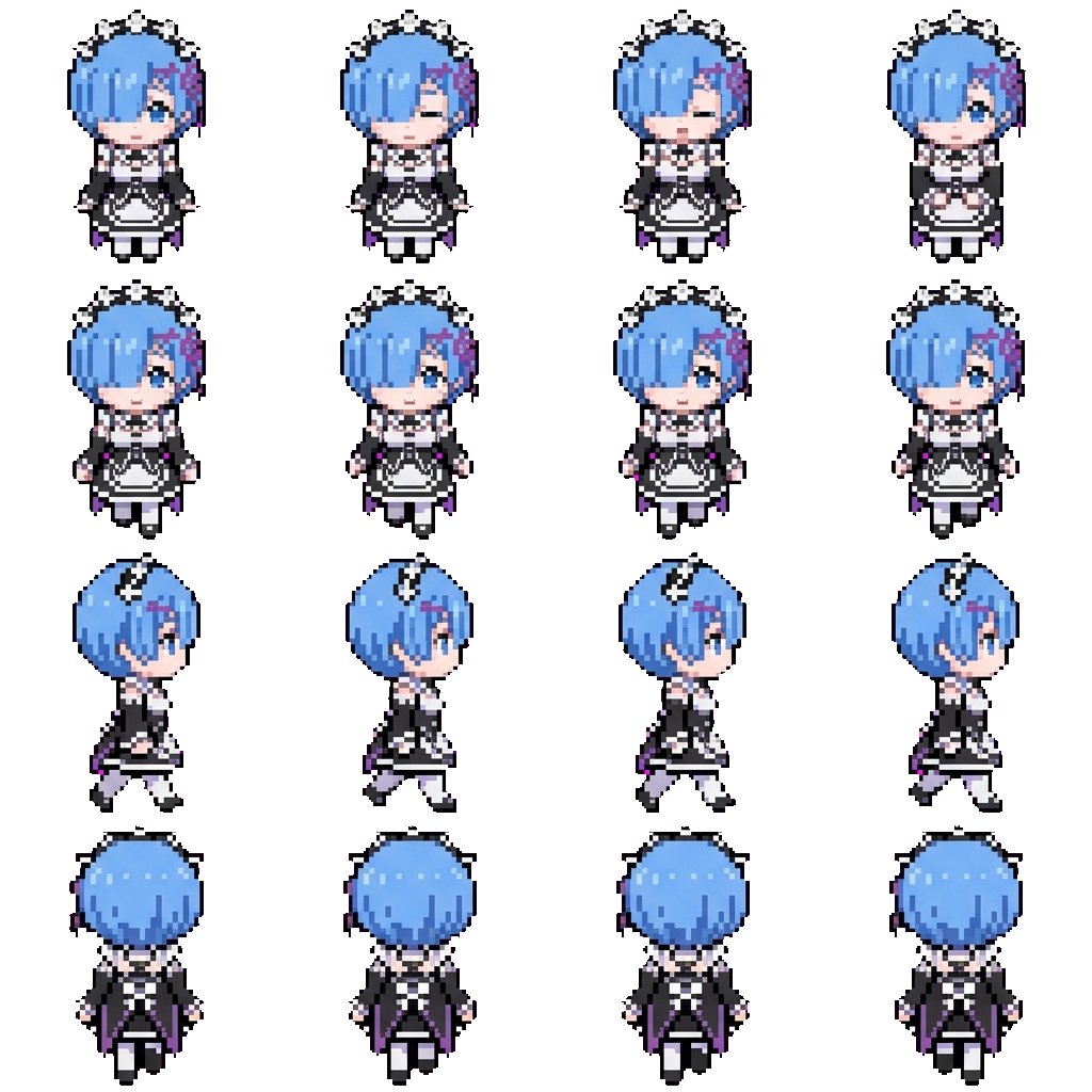 蕾姆 movement sprite