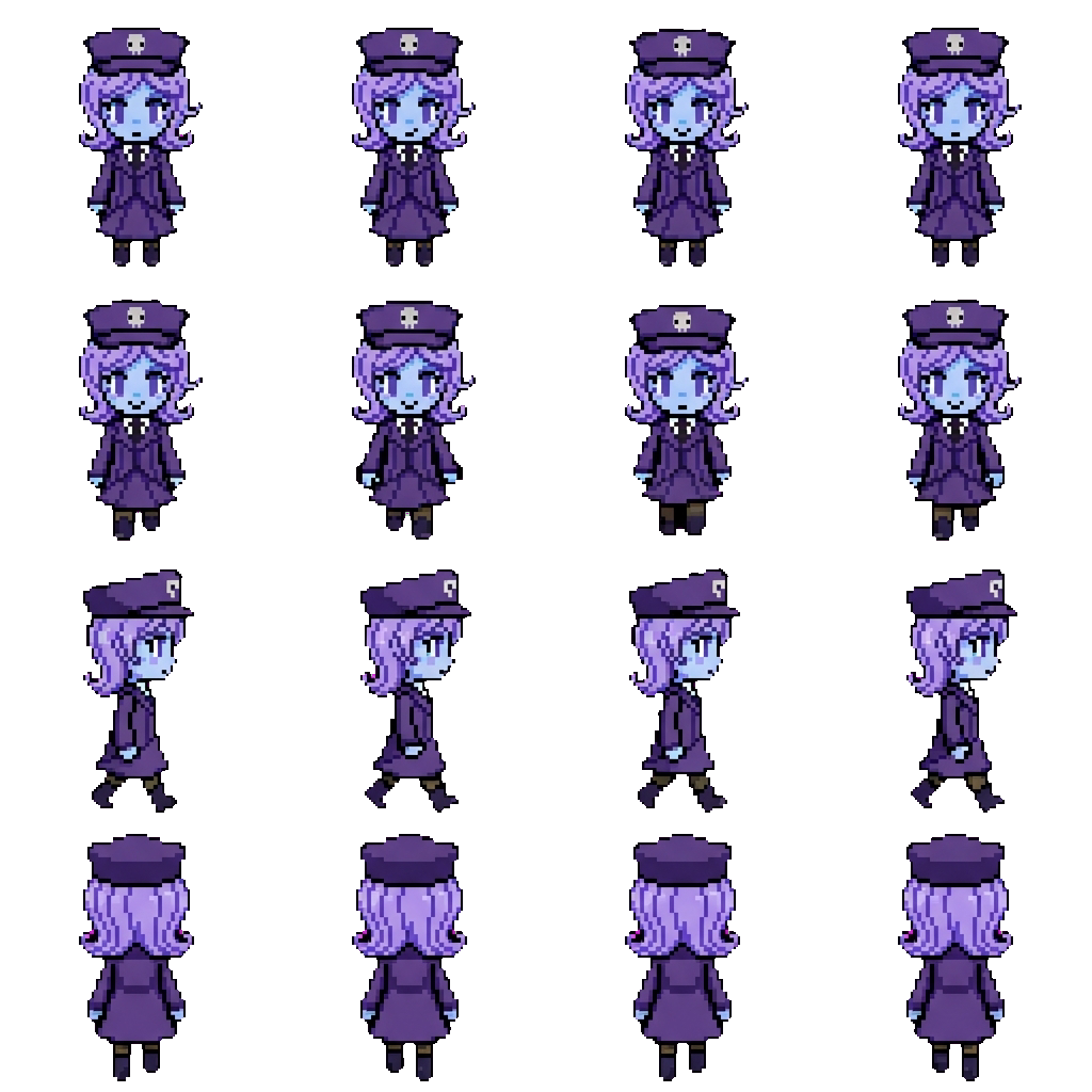 Arielle movement sprite