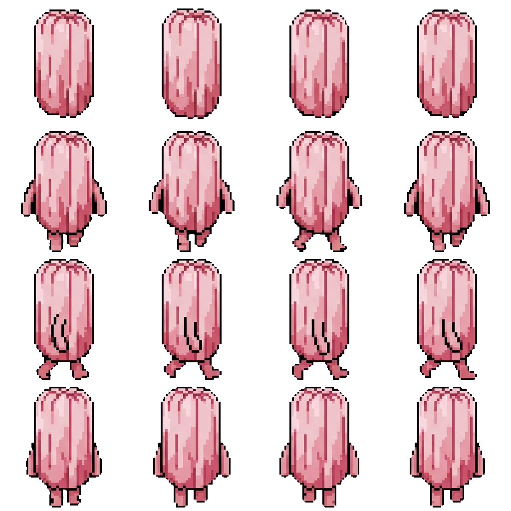 Used alive tampon movement sprite