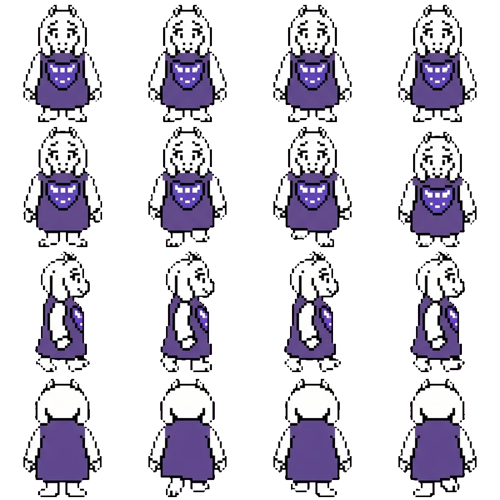 Toriel movement sprite