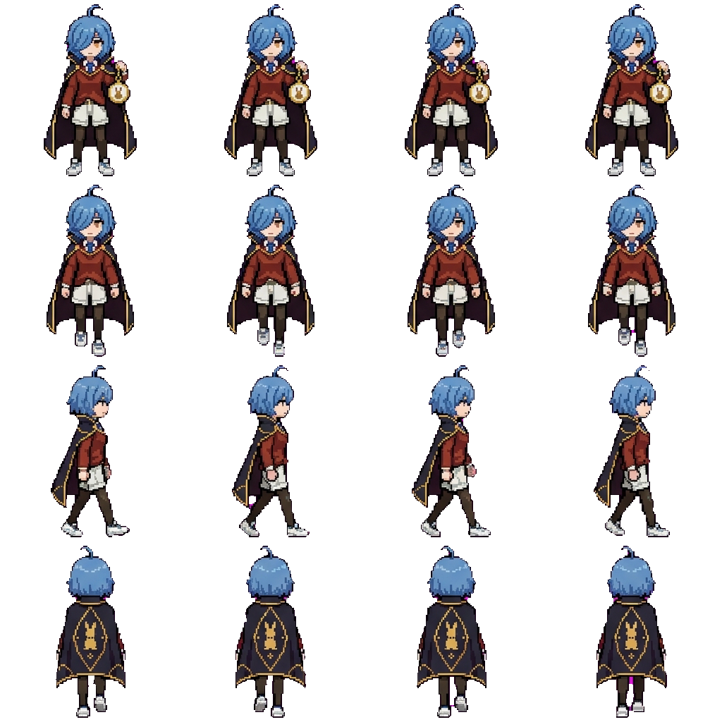 Shizuku Seiryu movement sprite