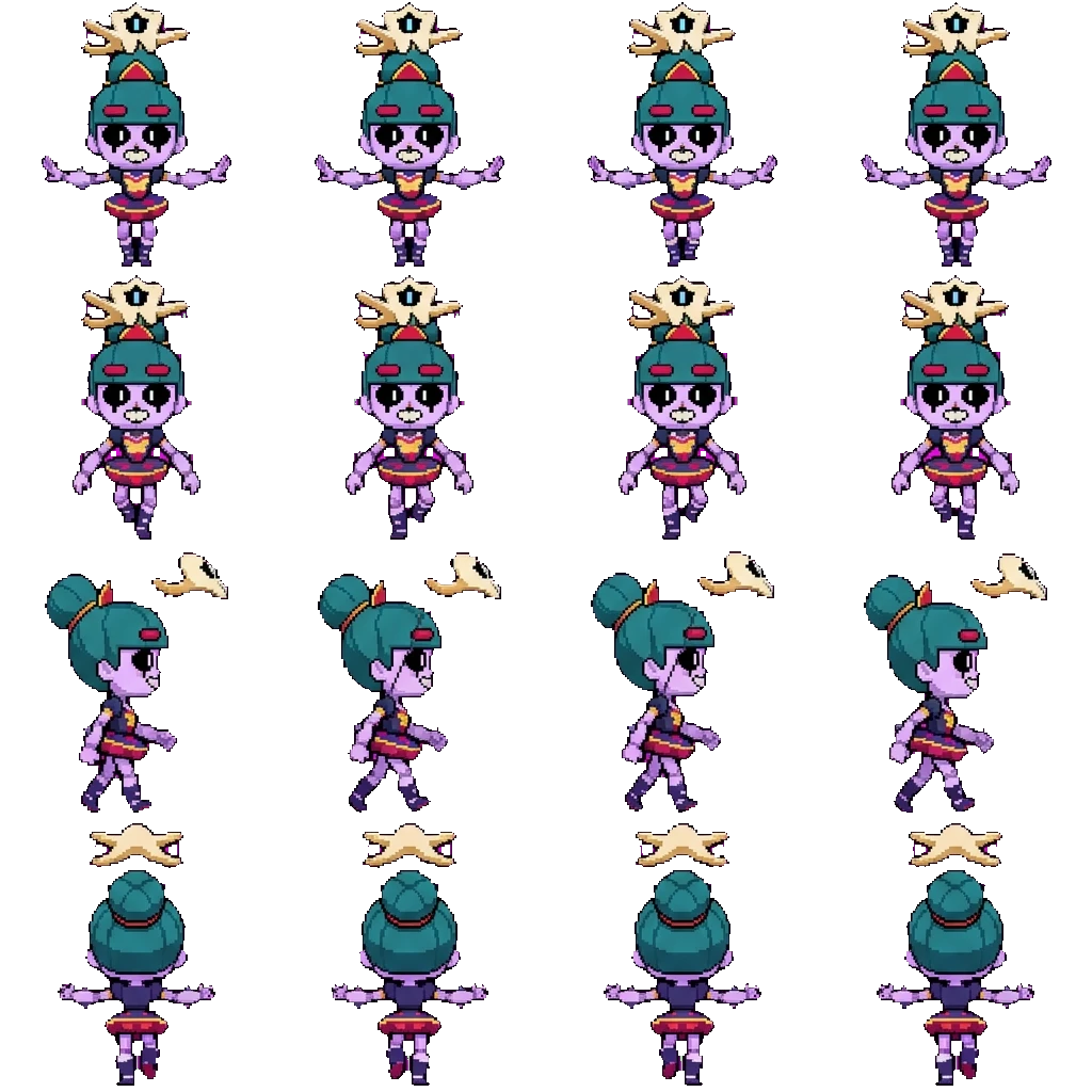 Gigi movement sprite