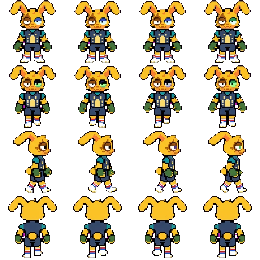Sunny Bunny movement sprite