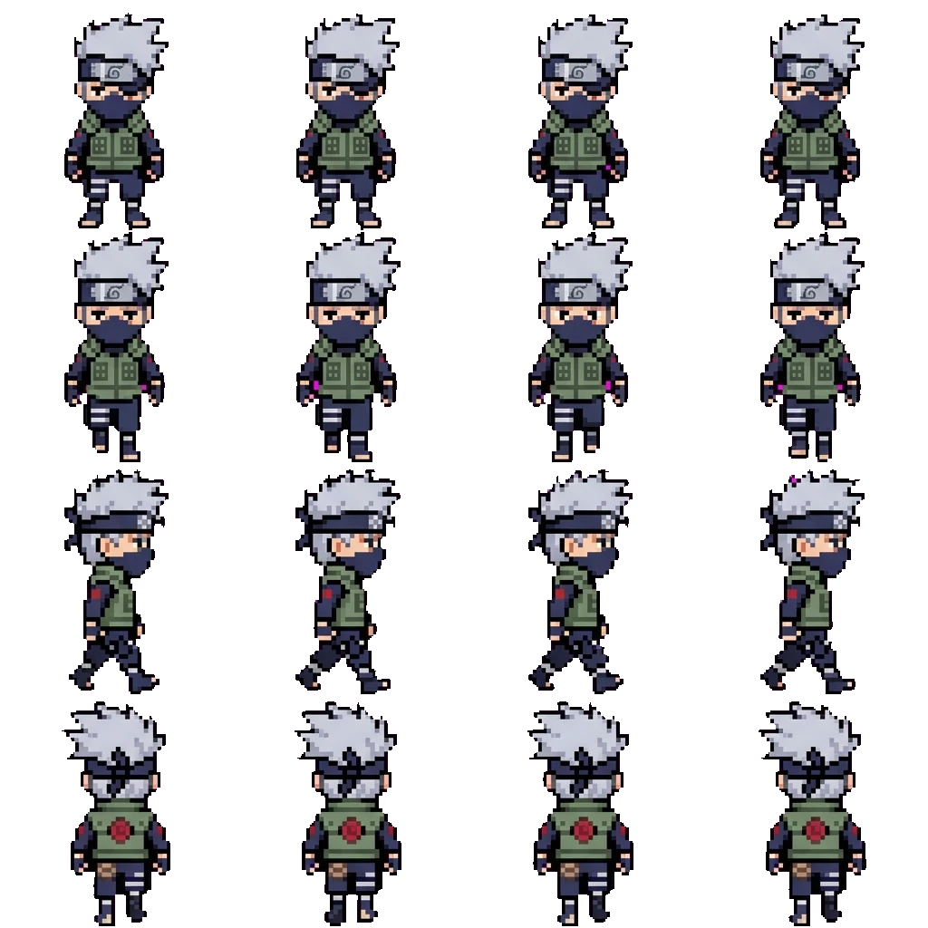 Kakashi Hatake movement sprite