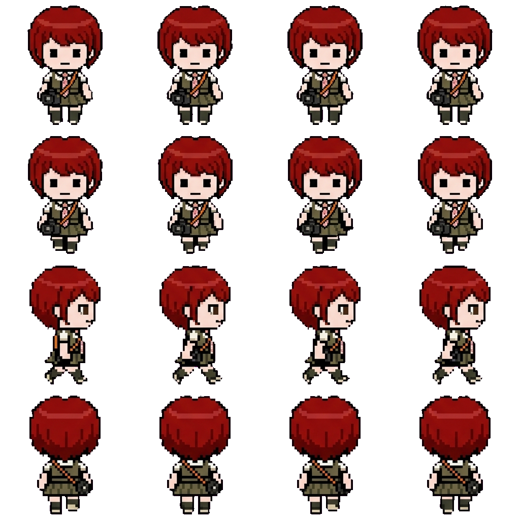 Mahiru Koizumi movement sprite