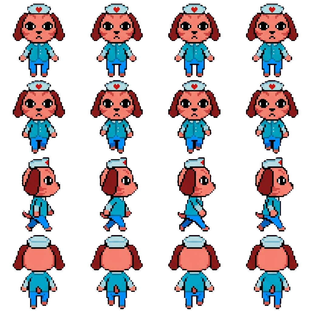 Nurse movement sprite