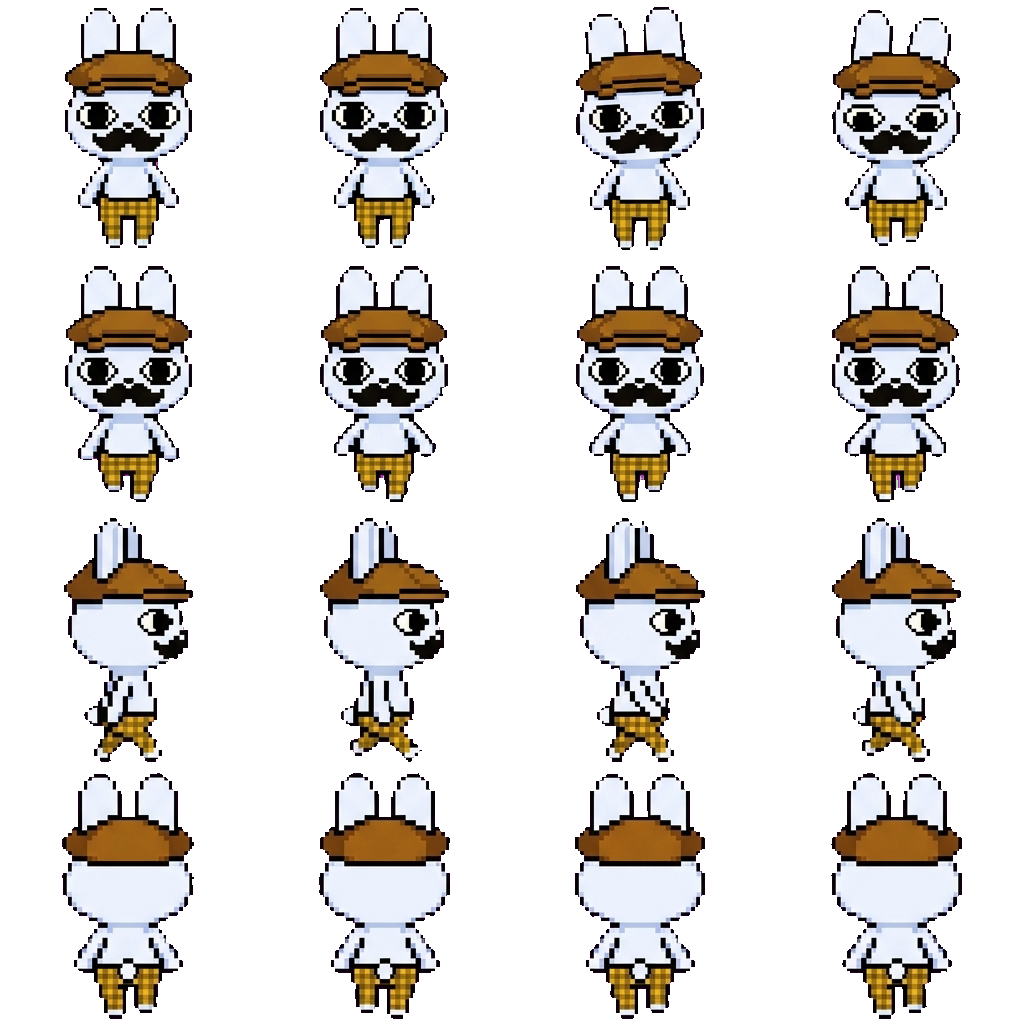Barney movement sprite