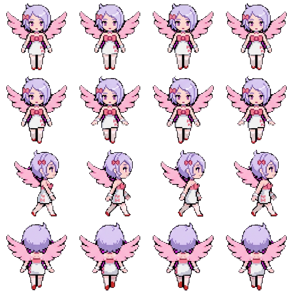 Cecile movement sprite