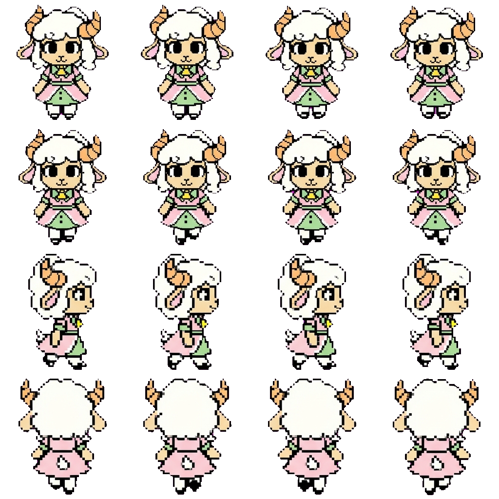 Hitsuji movement sprite