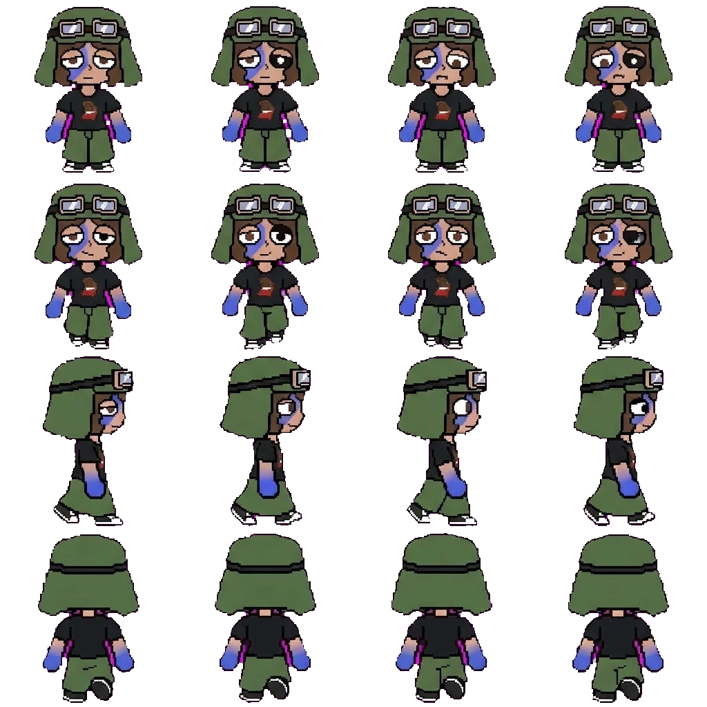 Chocolate movement sprite