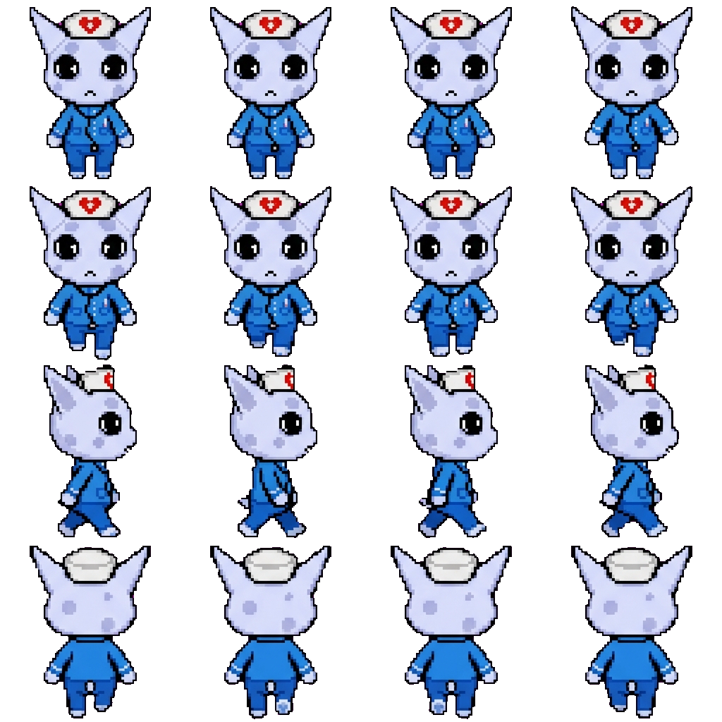 Head nurse movement sprite
