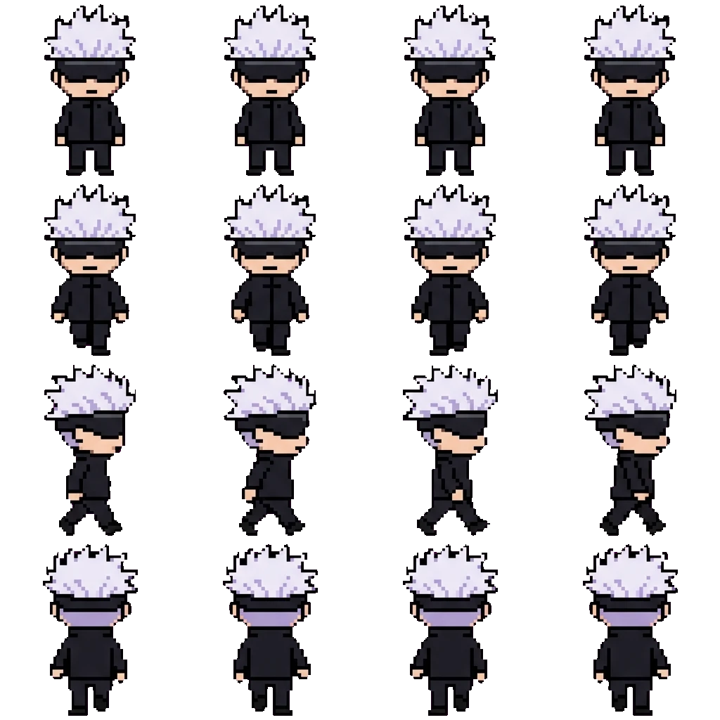 gojo saturo movement sprite