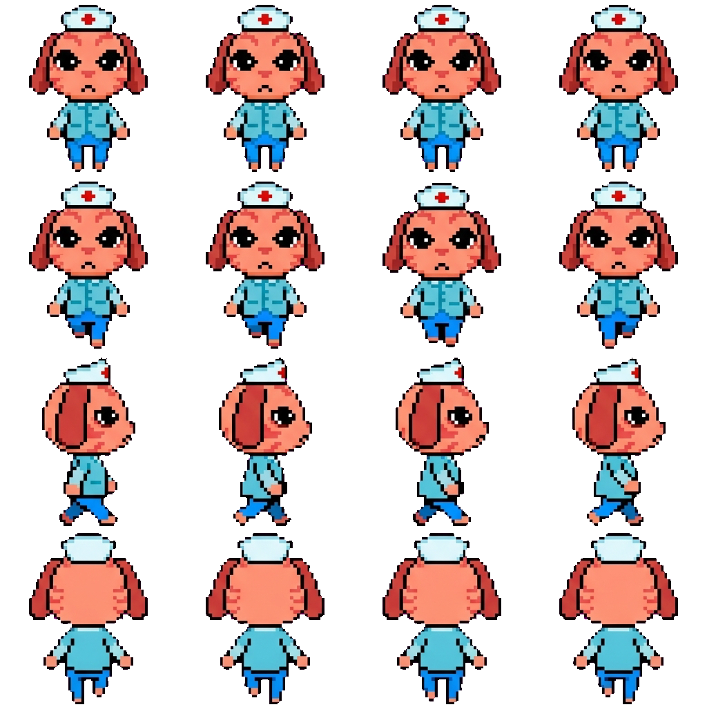 Nurse movement sprite