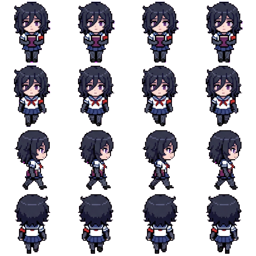 Oka Ryuto movement sprite