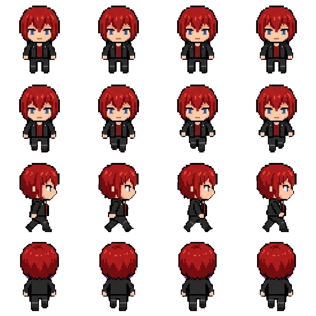 Castiel movement sprite