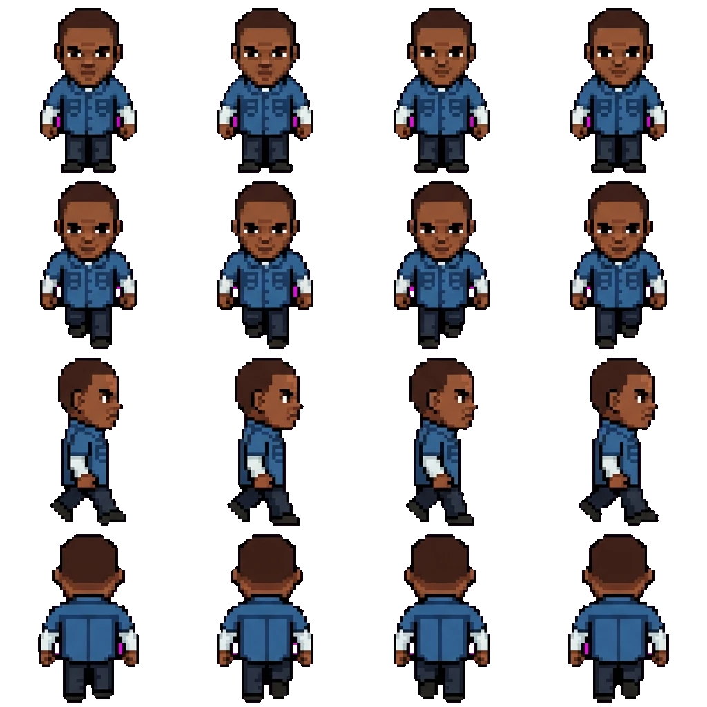 Franklin Clinton movement sprite