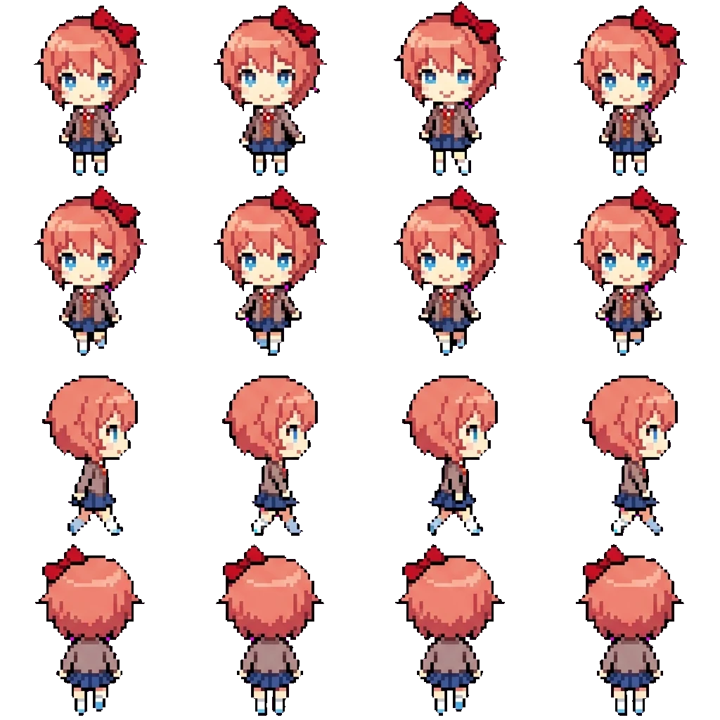 Sayori movement sprite