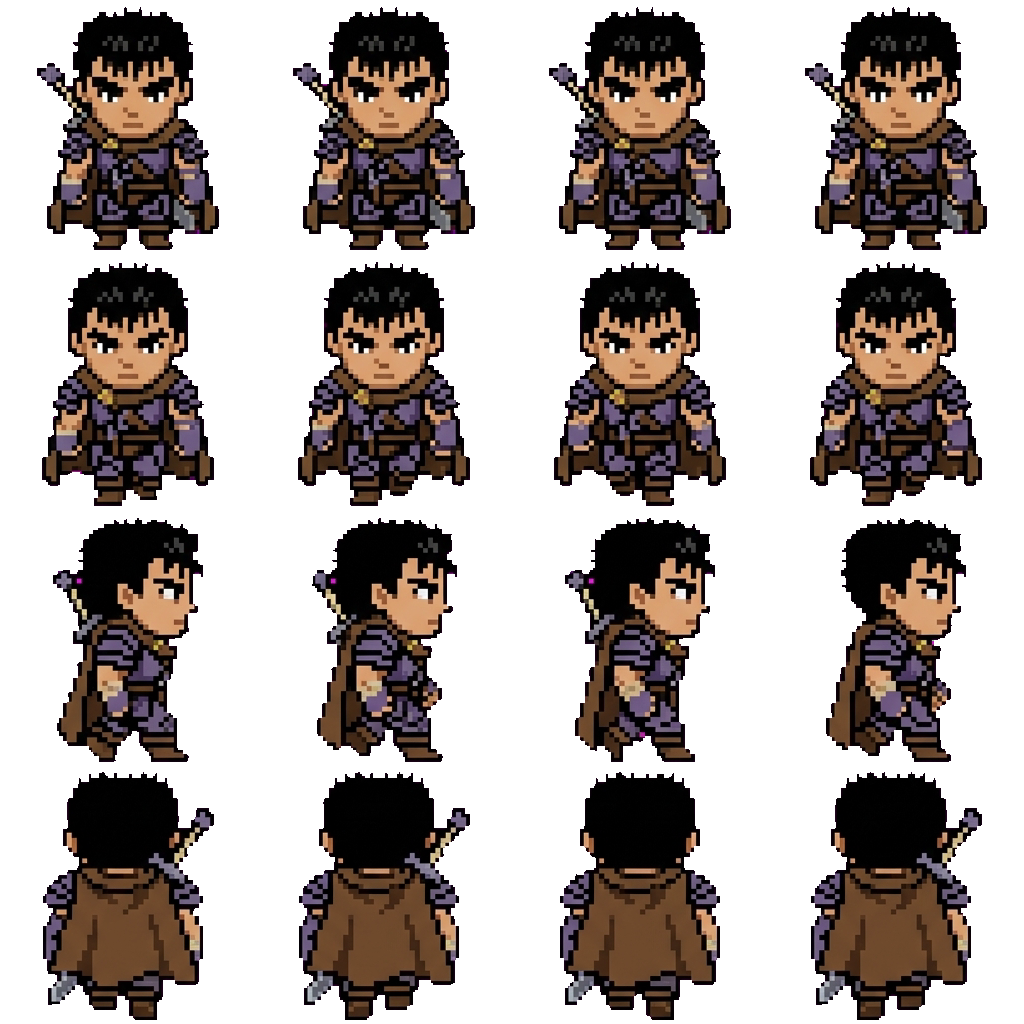 Guts movement sprite