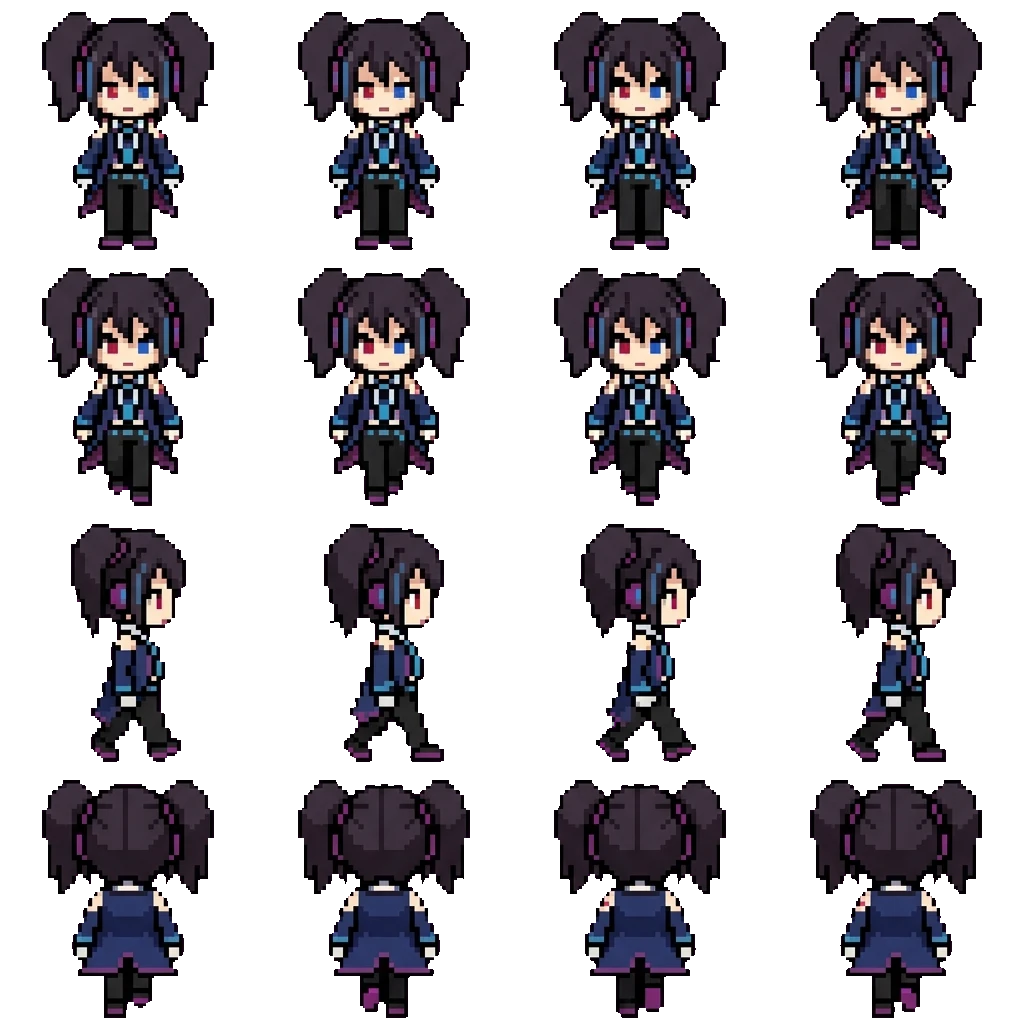 Yokune Ruko movement sprite
