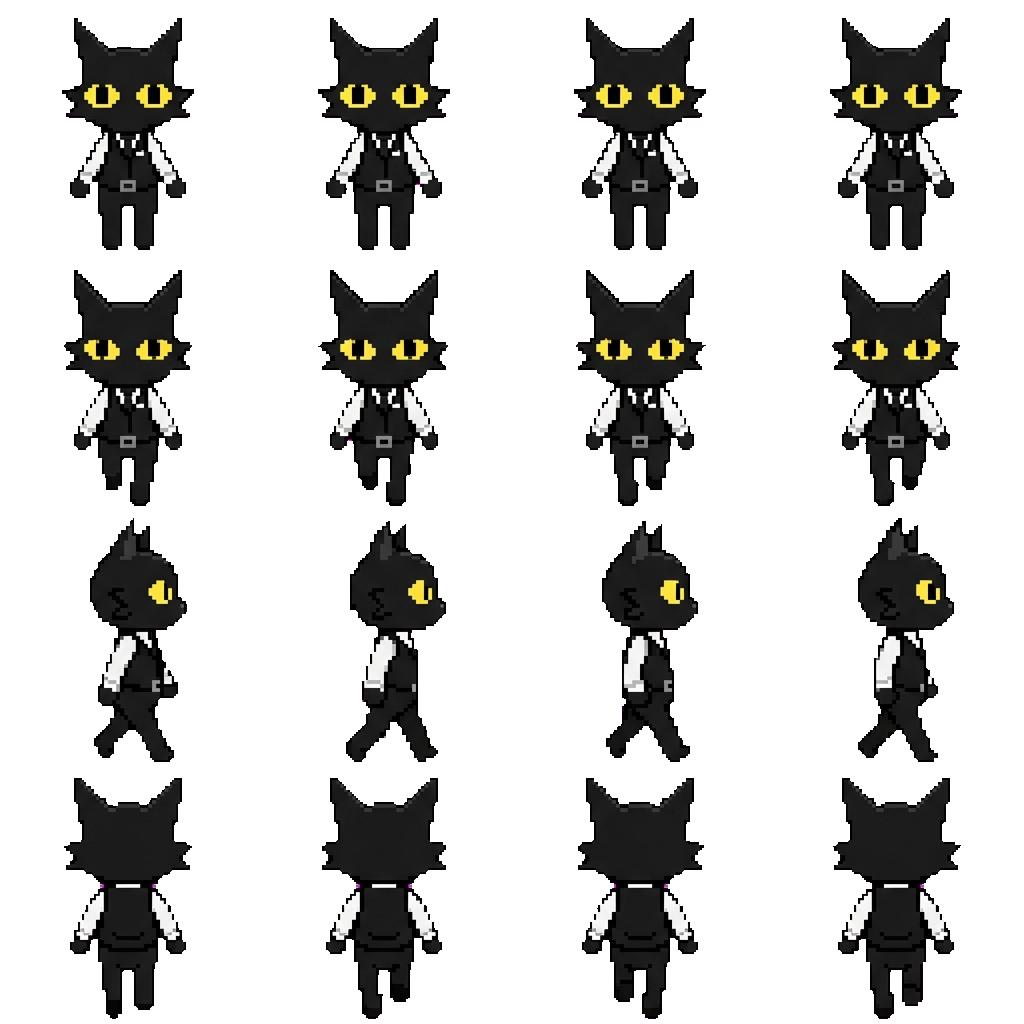 Secret agent movement sprite