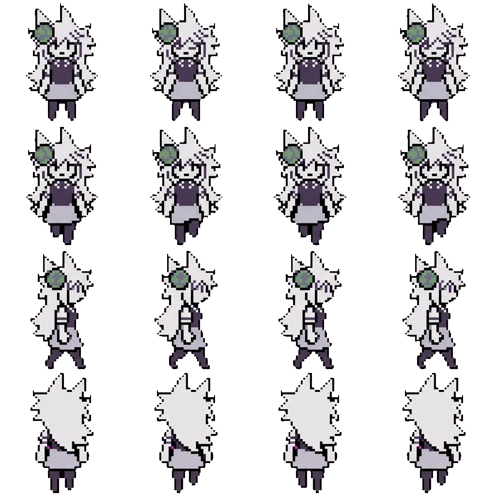 Miss geo movement sprite