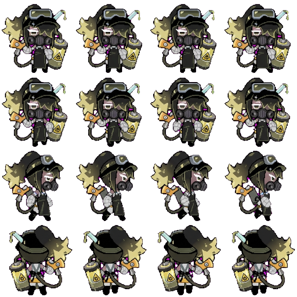 Black vinegar cookie movement sprite