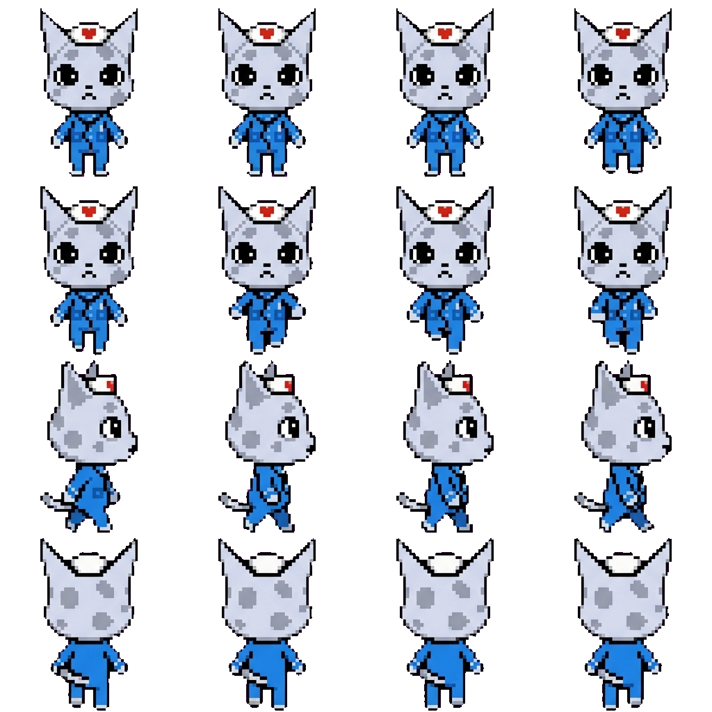 head nurse movement sprite