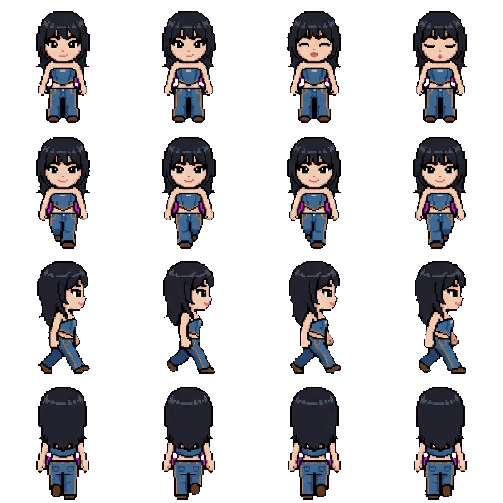 Momo movement sprite