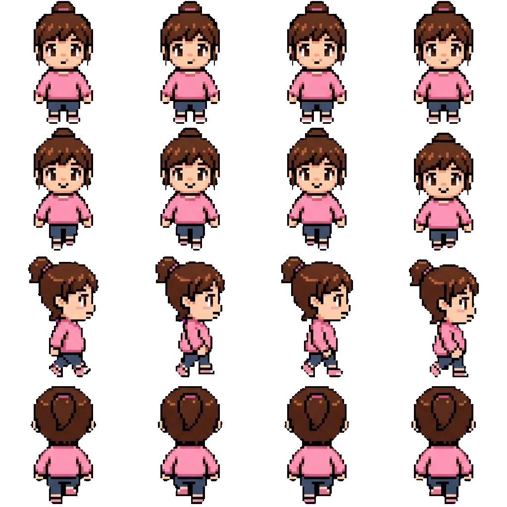 Christa movement sprite