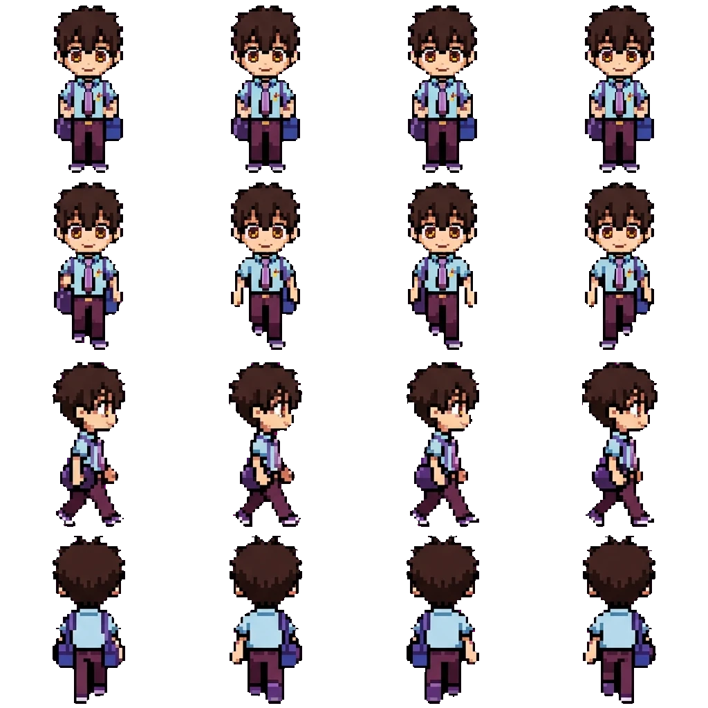 Amane yugi movement sprite