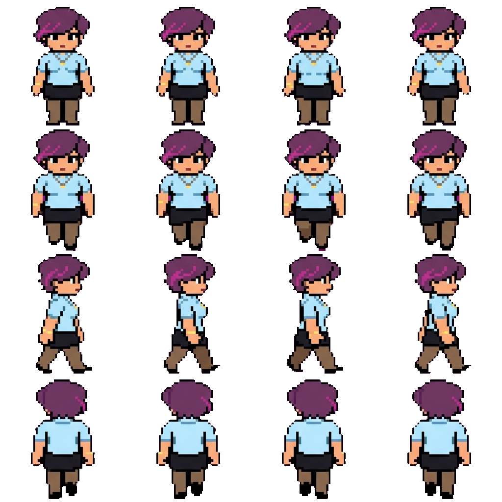 Nicole movement sprite