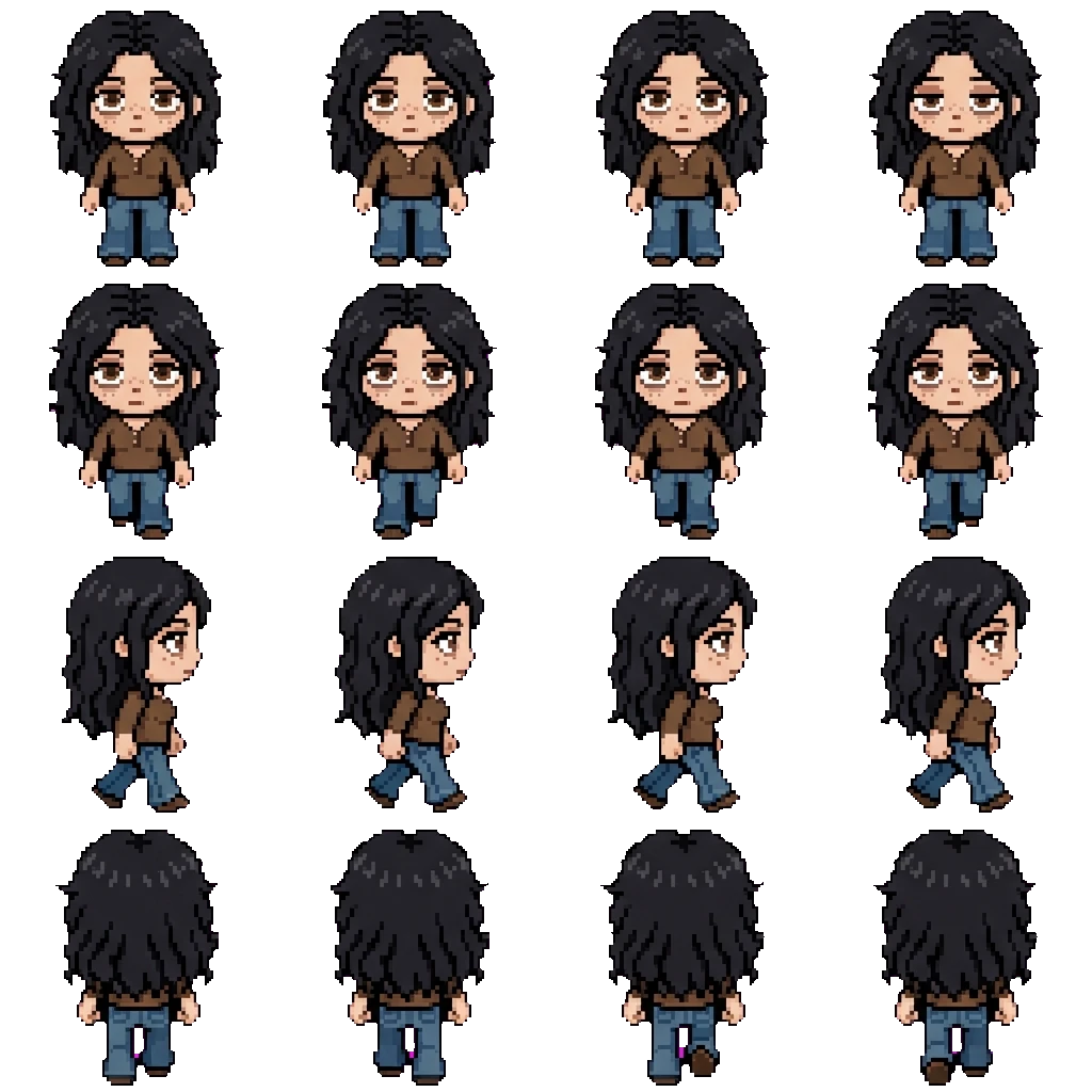 Iris movement sprite