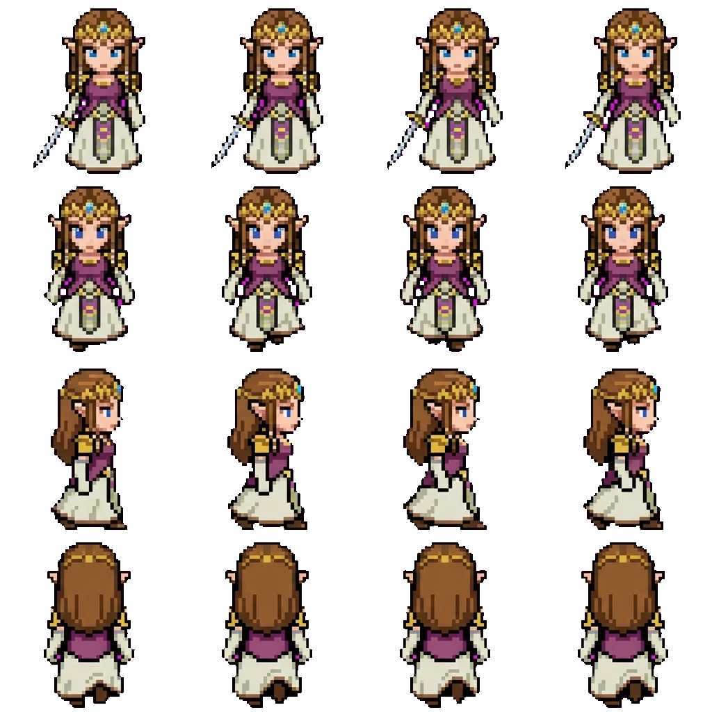 Zelda movement sprite