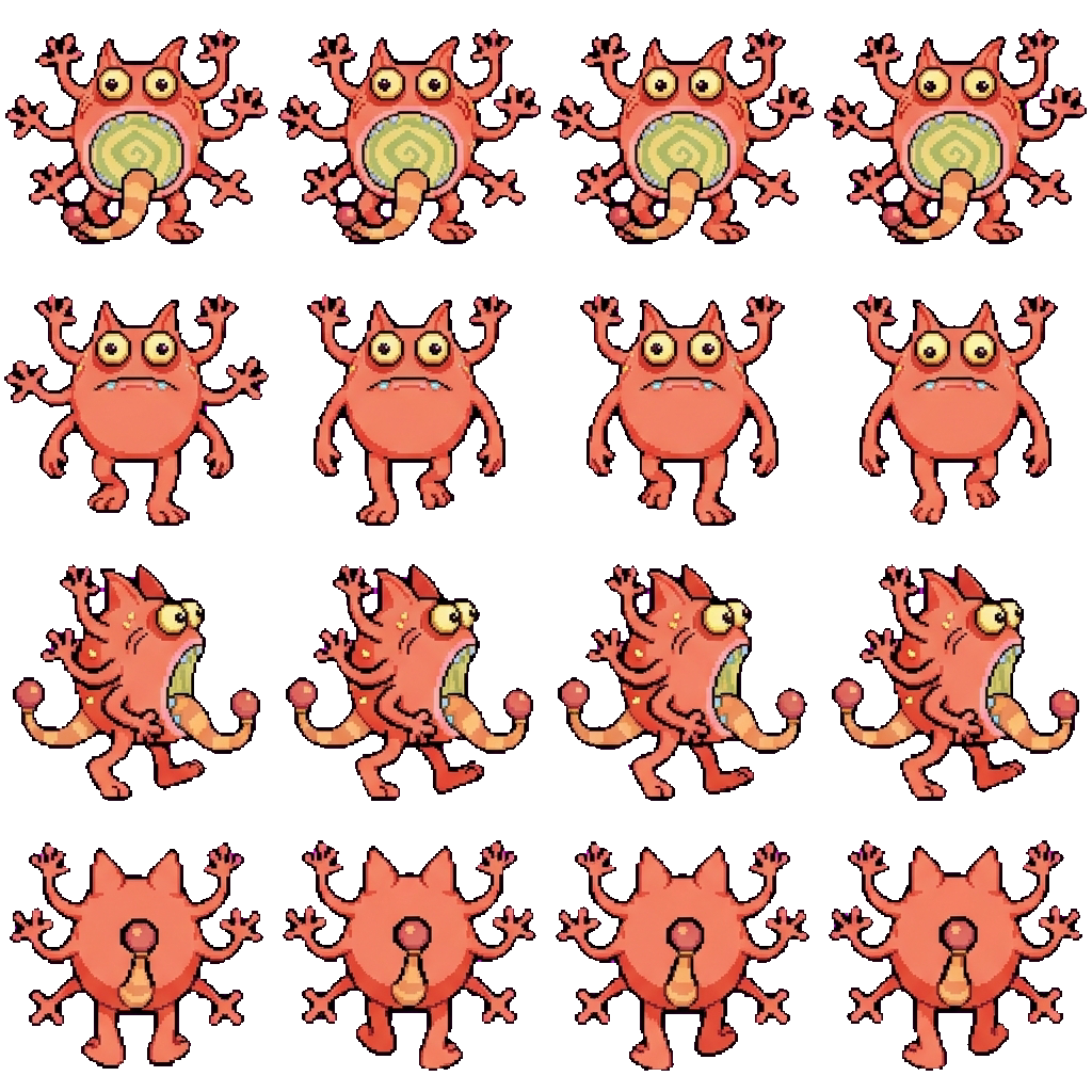 Rare Pummel movement sprite