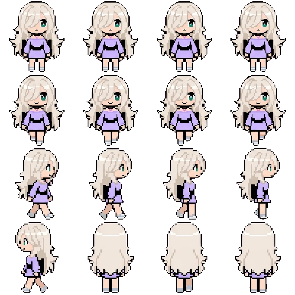 Iris White movement sprite
