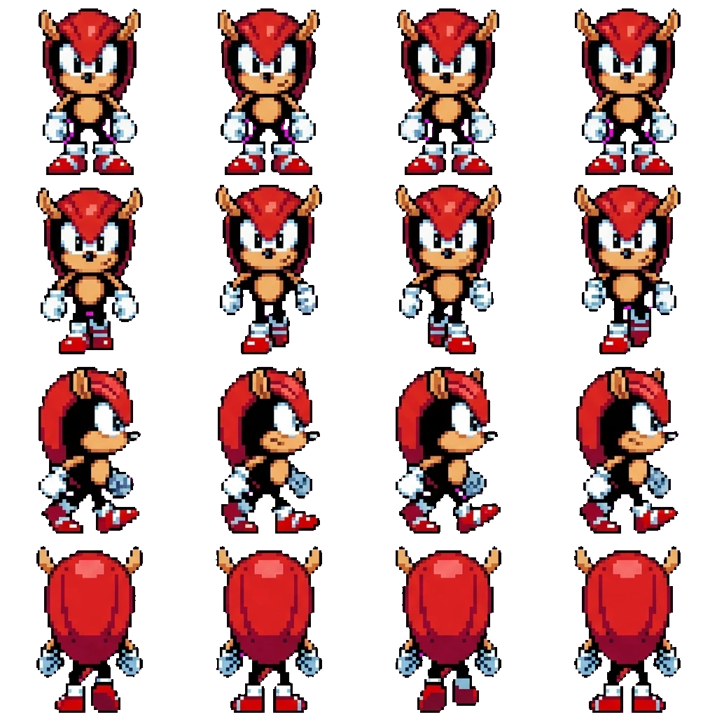 Mighty The Armadillo movement sprite
