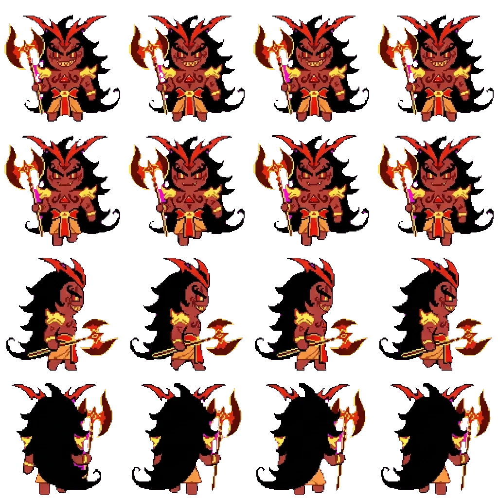 burning spicy cookie movement sprite