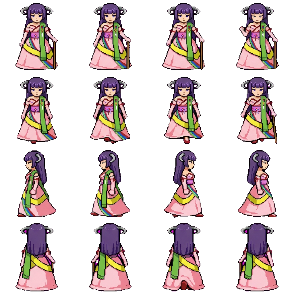 Featherine movement sprite