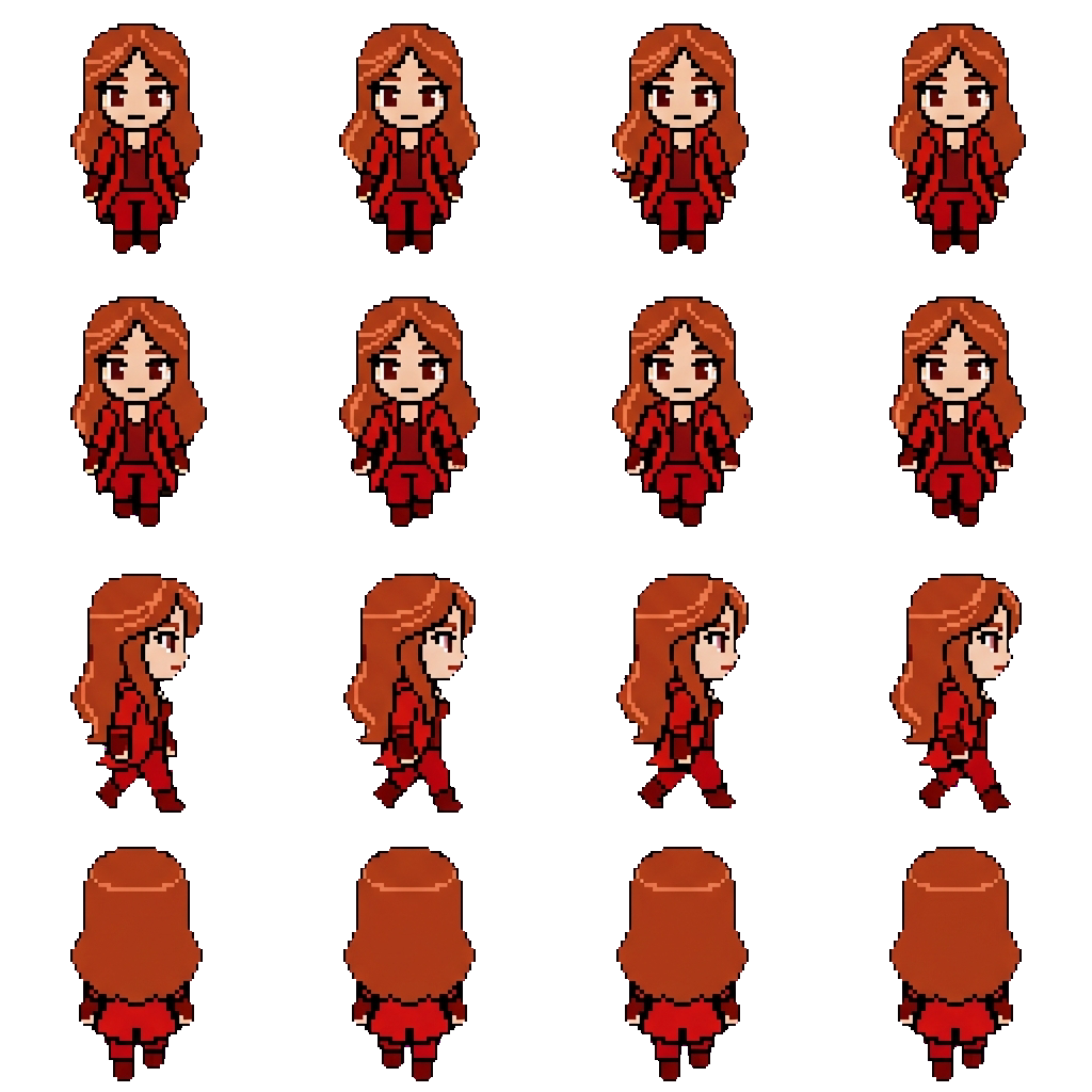 Wanda Maximoff movement sprite