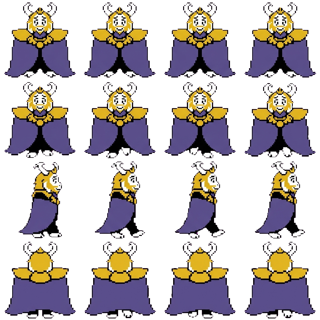 King asgore movement sprite