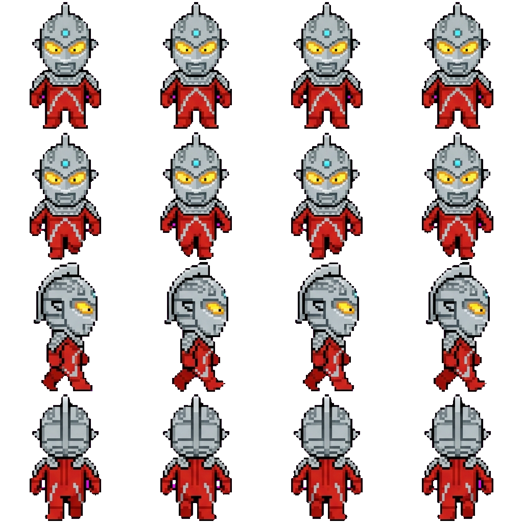 Ultraseven movement sprite