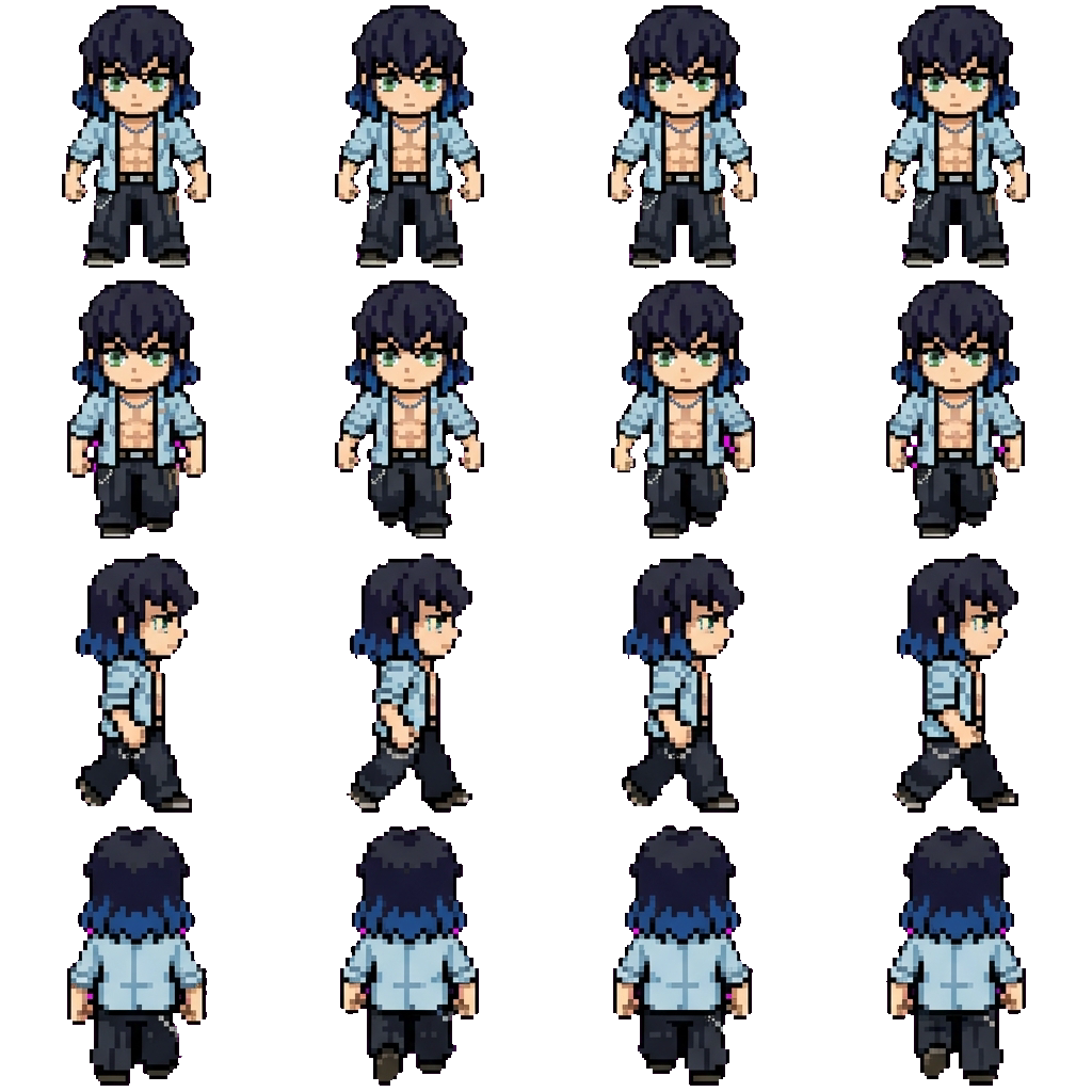 Inosuke movement sprite