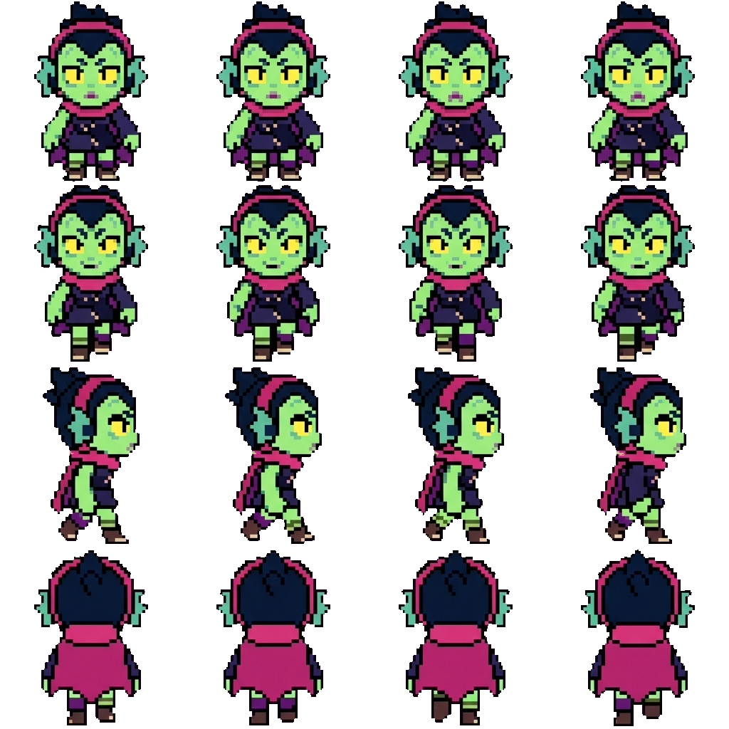 Willow movement sprite